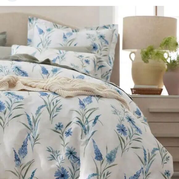 New The Company Store 
Nature's Vine Classic Smooth Sateen Duvet Cover Twin TXL - Picture 4 of 10